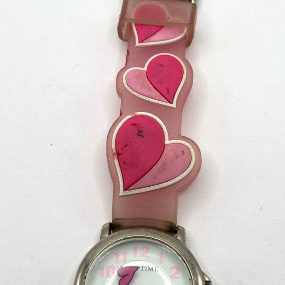 Pink Solo Time Heart Watch - Picture 3 of 5